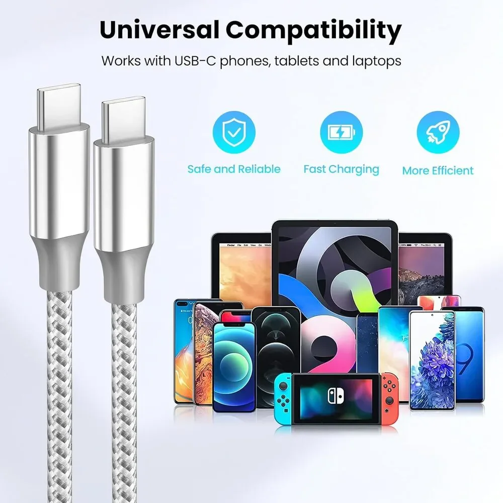 USB C Cable,3 Pack 10FT USB C